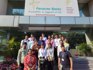Industrial visit to Panacea Biotech