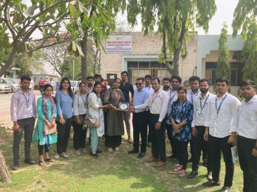 Industrial Visit to Kimia Biosciences Limited, Gurugram, Haryana